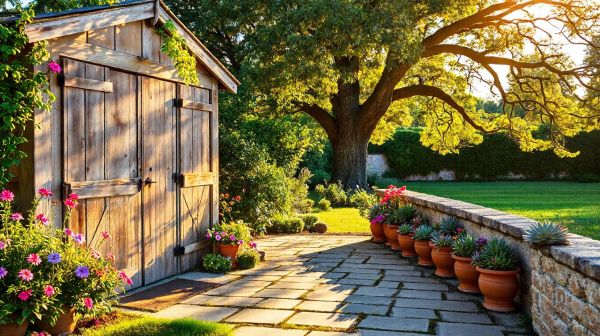 Top 5 abris de jardin pour un rangement extérieur optimal